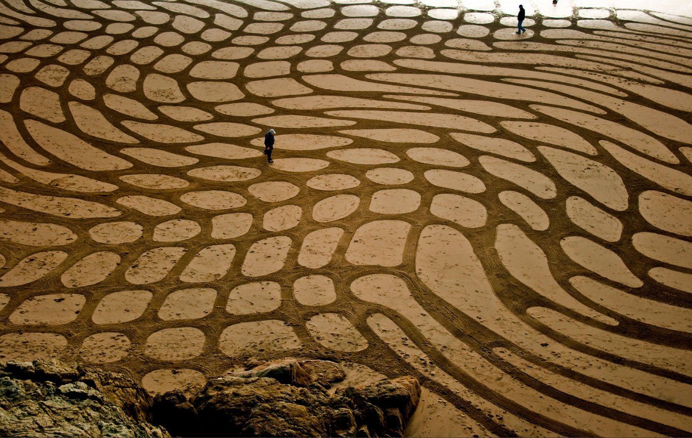 Андрес Амадор рисунки на песке